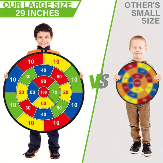 29 inchs Kids Dart Board Game Set with