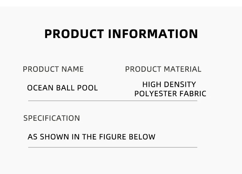 Children s indoor and outdoor ball pool toys