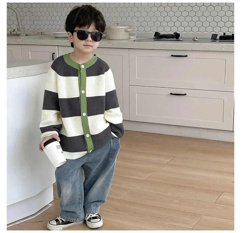 Spring and Autumn Children s Pocket Wide Leg