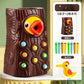 Montessori Educational Toys for Children Woodpecker Catch Worms