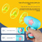 Children Saucer Launcher Pistol Outdoor Spinning Top Dinosaur