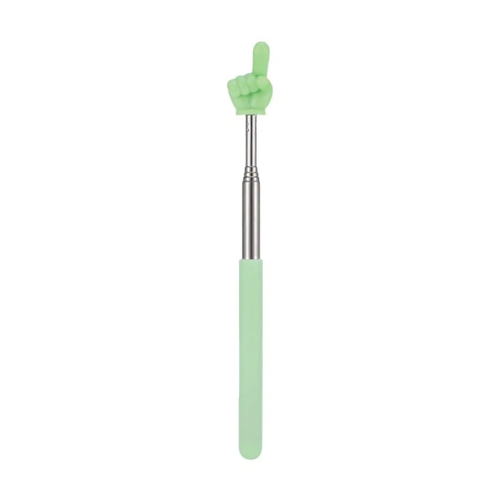 1PC Stainless Steel Teaching Pointer Telescopic Rod Finger