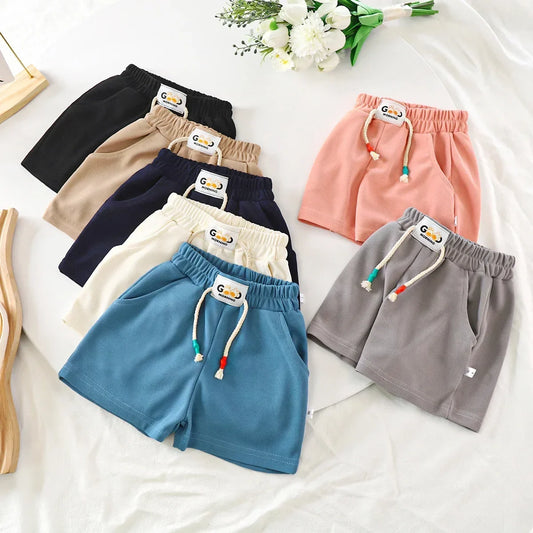 New Summer Boys Shorts Candy Color Beach Shorts