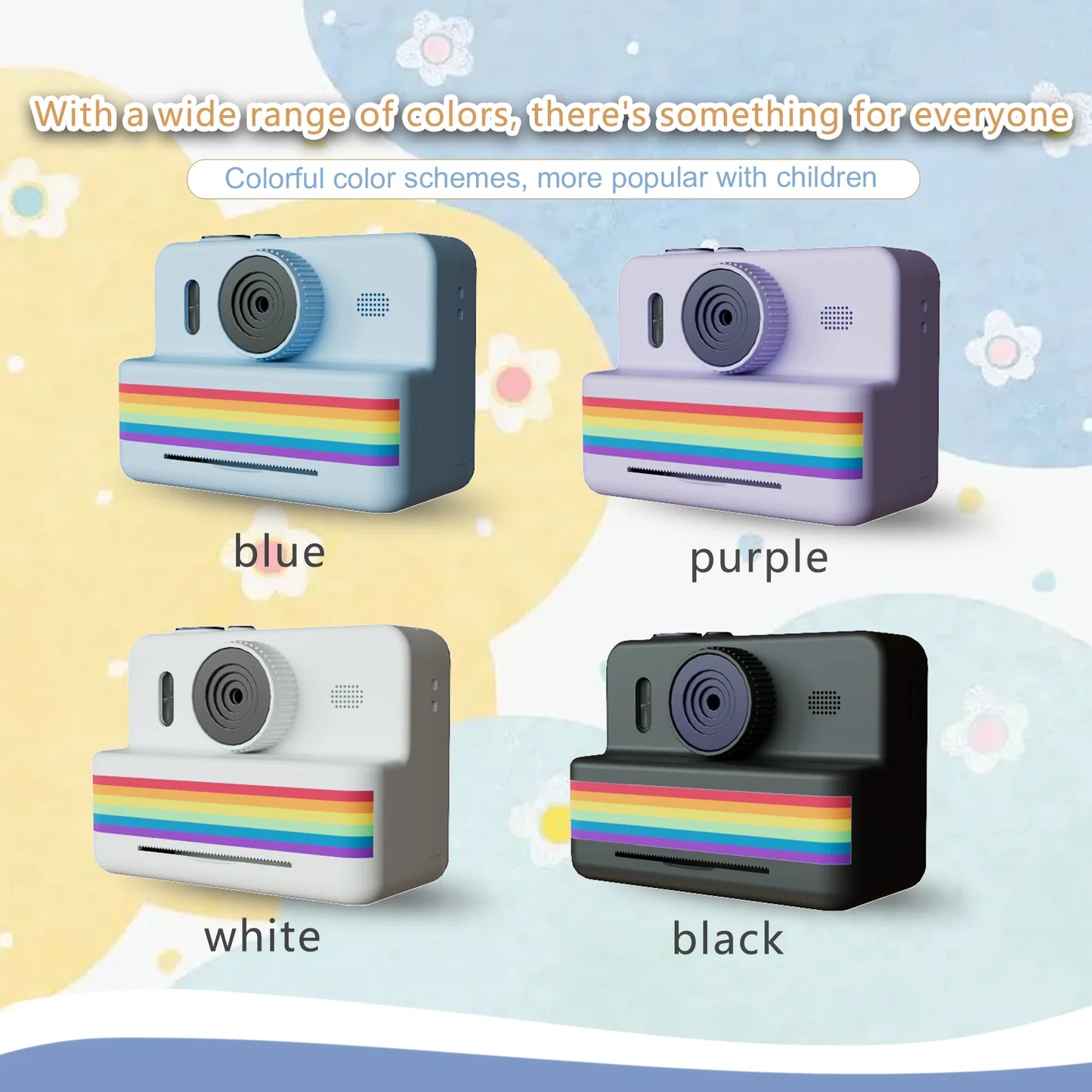 Digital Children Camera For Photography Mini Printer Portable