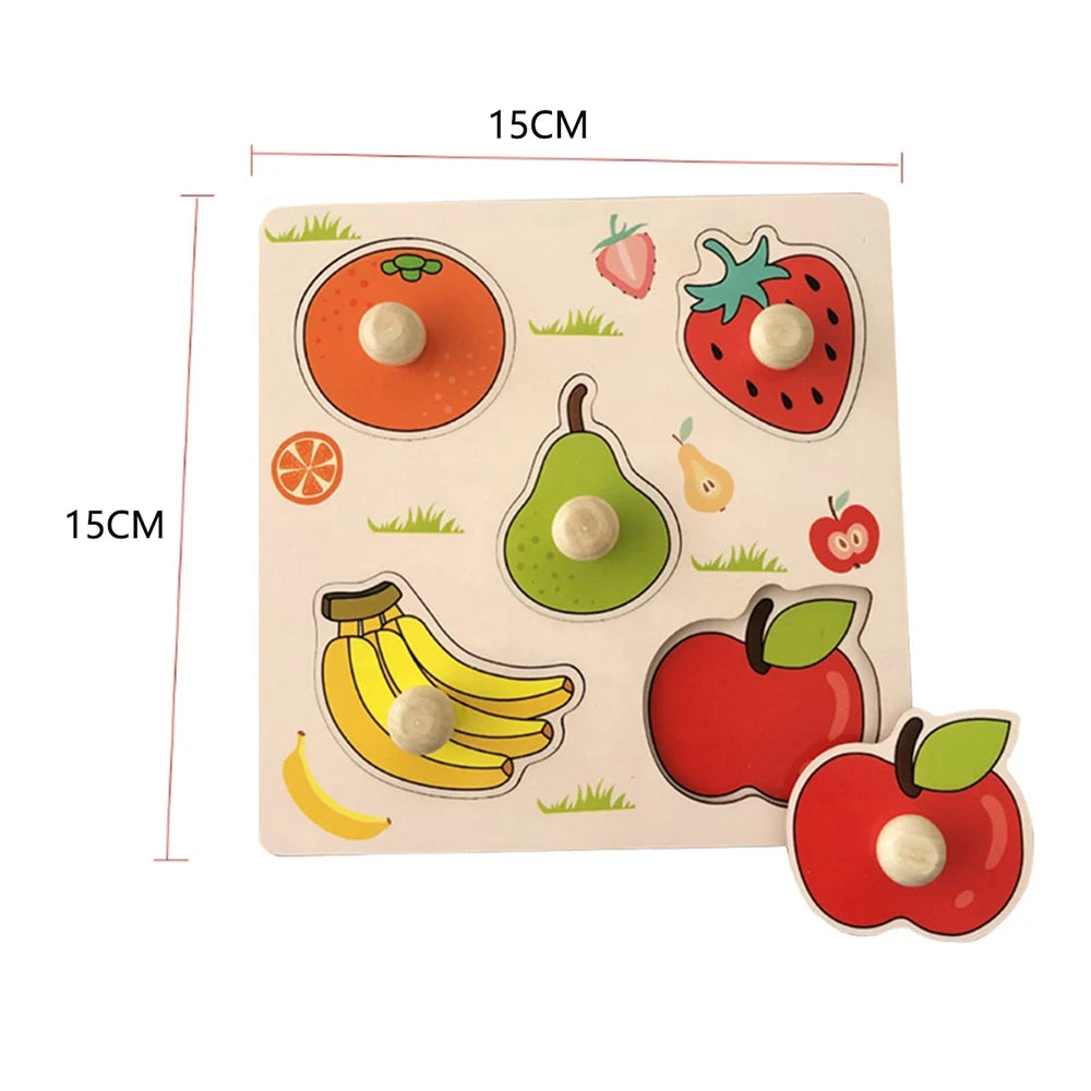 Children Wooden Puzzle Montessori Toys For Baby 1