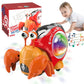 Crawling Crab Snail Baby Toy Walking Tummy Time