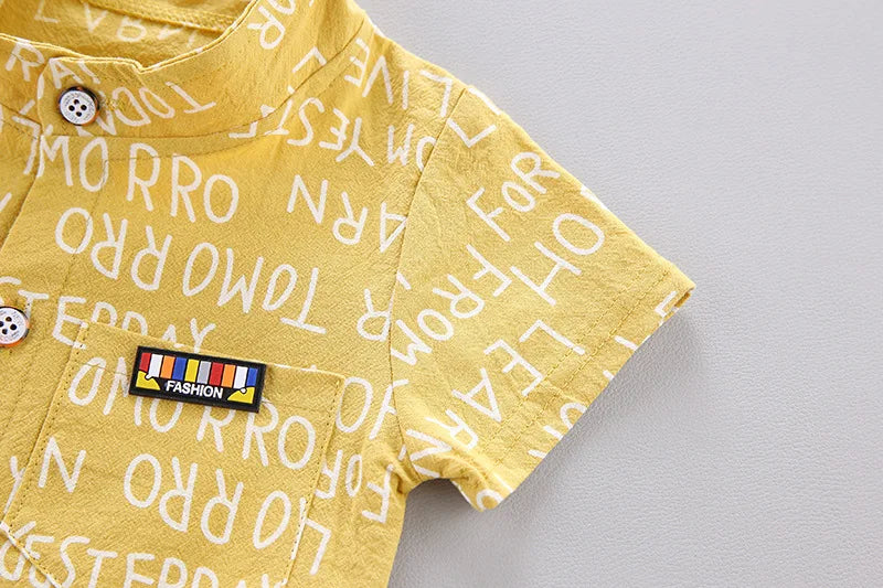 New Summer Baby Boys Clothes Suit Children Fashion