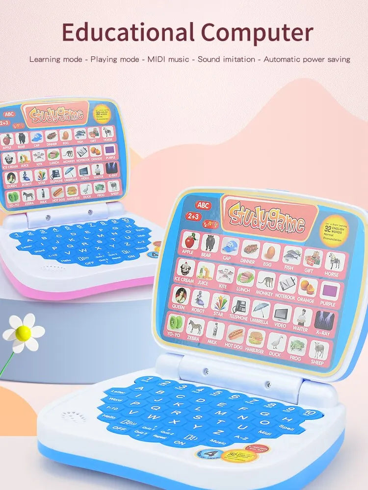 English Learning Small Laptop Toy for Kids 2