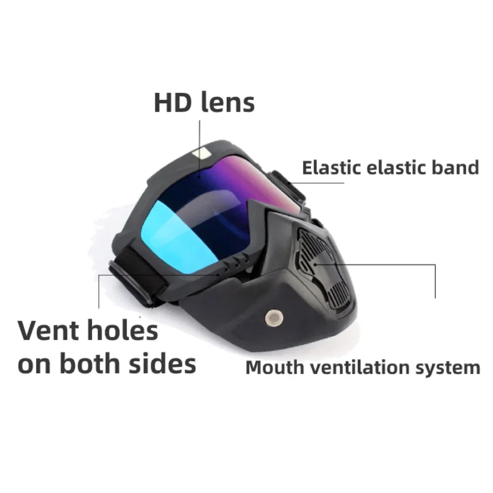 Tactical Face Goggles Mask Kids Water Soft EVA