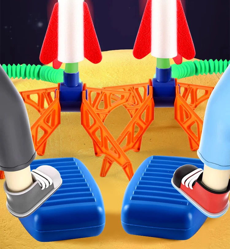 Kids Rocket Launcher Step Pump Power Air Pressed