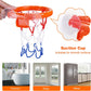 4pcs Bathroom Shooting Game Toy Bathtub Basketball Hoop