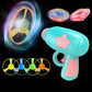 Children Saucer Launcher Pistol Outdoor Spinning Top Dinosaur