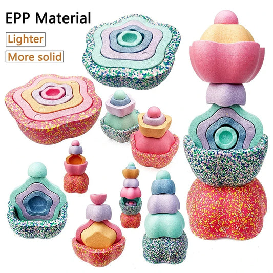 Foam Balance Stepping Stone Kids Sports Toys Touch
