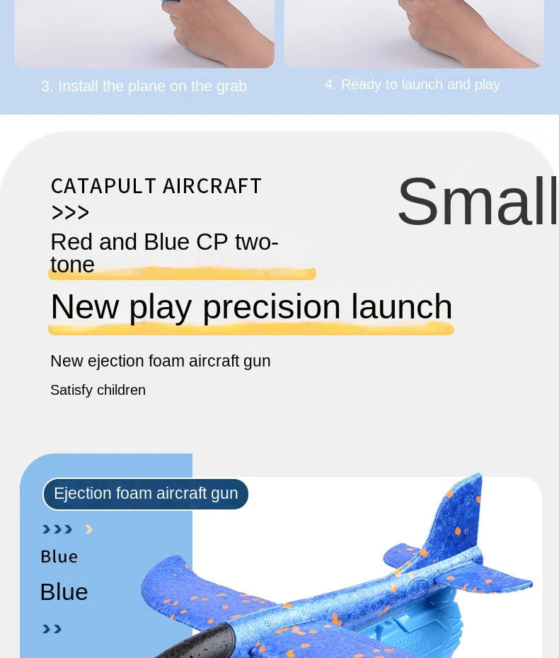 Children s Ejection Aircraft Toys Foam Aircraft Glider