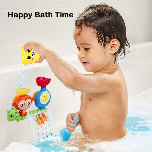 Baby Bath Toy Wall Sunction Cup Track Water