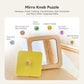 Baby Montessori Mirror Puzzle Busy Board Wooden Toys