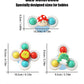 3Pcs Set Suction Cup Spinning Cartoon Animal Spinner