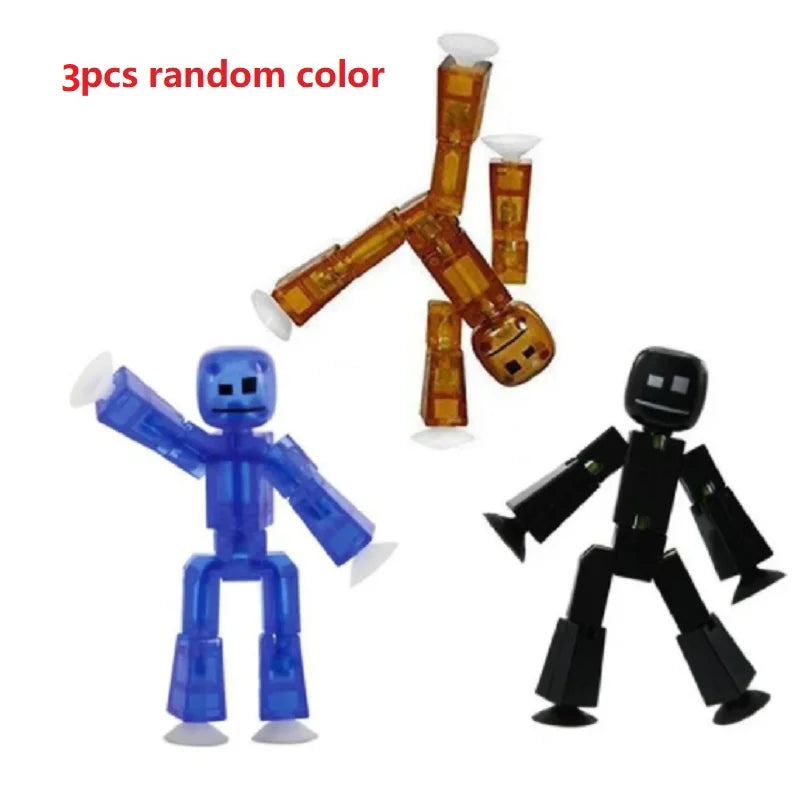 Suction Cup Stickbot Toys Sticky Robbot Toys for