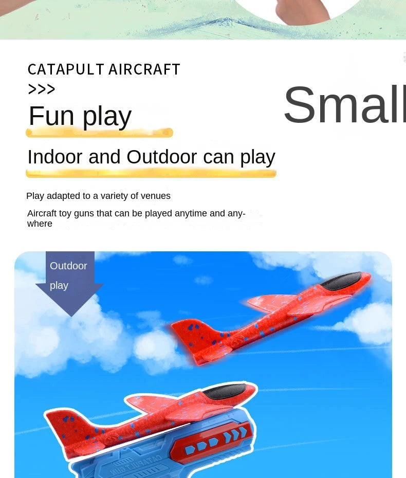 Children s Ejection Aircraft Toys Foam Aircraft Glider