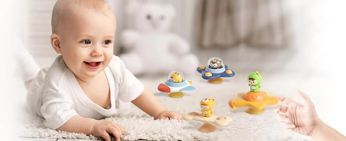 Suction Cup Spinner Toys for 1 2 Year