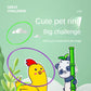 1 Set Kid Animals Ring Toss Game Toy