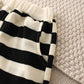 Summer Children Sets Boys Girls Short sleeved Striped