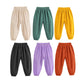 Summer Korea Children Pants Casual Girls Boys Cotton