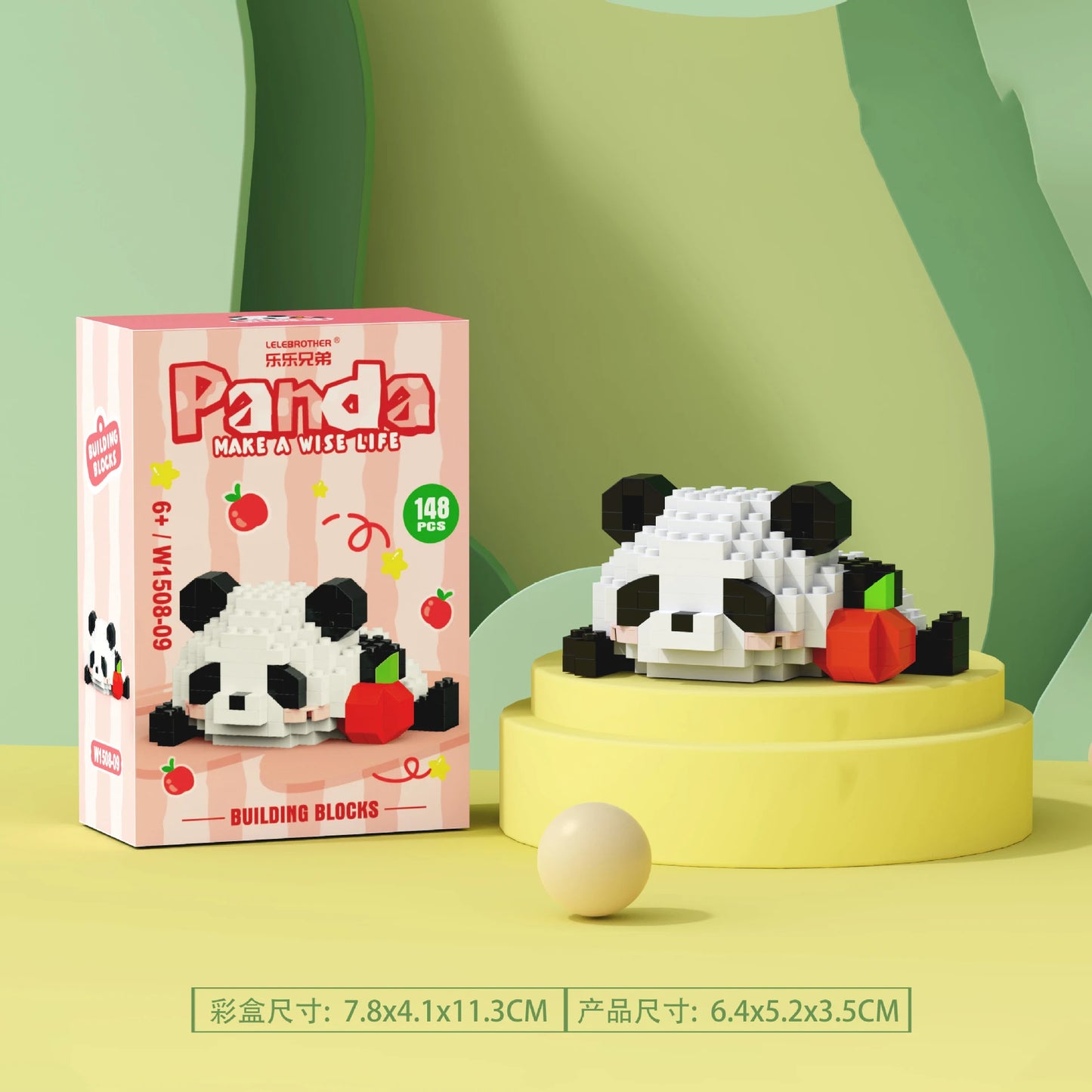 Animal Cat Bricks Constructor Set Micro Building Blocks
