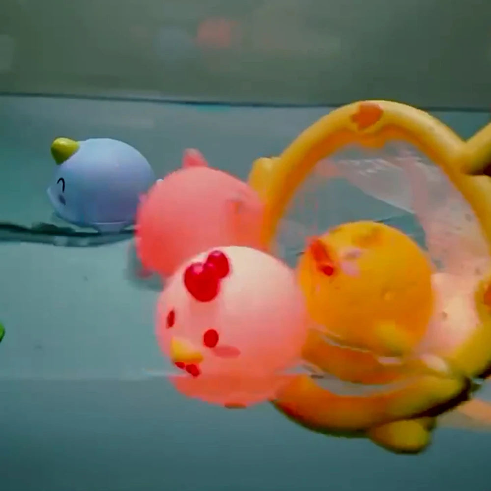 Baby Cute Animals Bath Toy LED Light Up