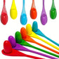 6 12pcs Egg Spoon Race Game Sets Wooden