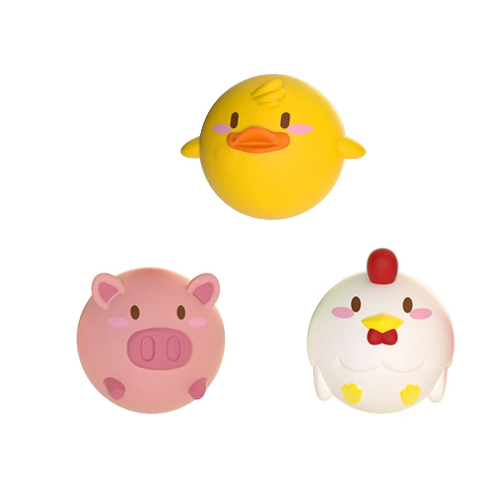 Baby Cute Animals Bath Toy LED Light Up