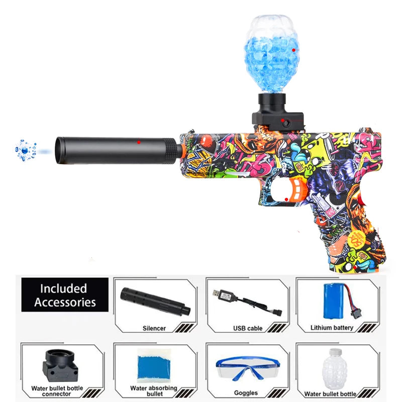 Kids Outdoor Toy Electric Gel Gun Water Ball