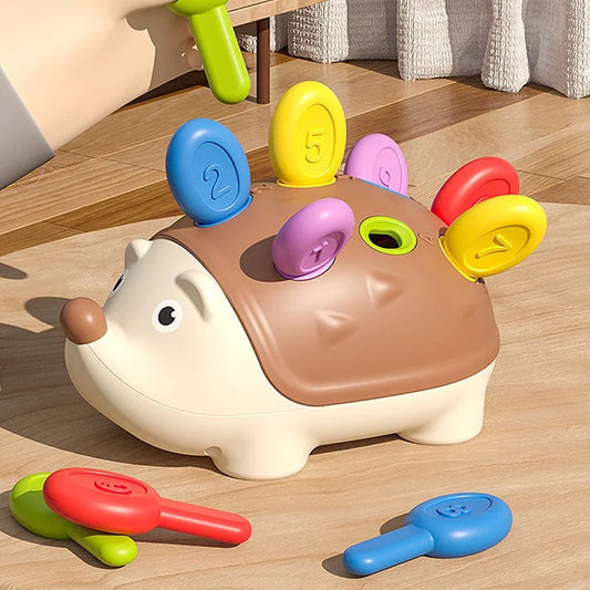 Hedgehog Montessori Baby Toys Hand eye Coordination Fine