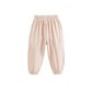 Summer Korea Children Pants Casual Girls Boys Cotton