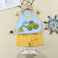 Children Sets Kids Vest Suit 2PCS Set Summer