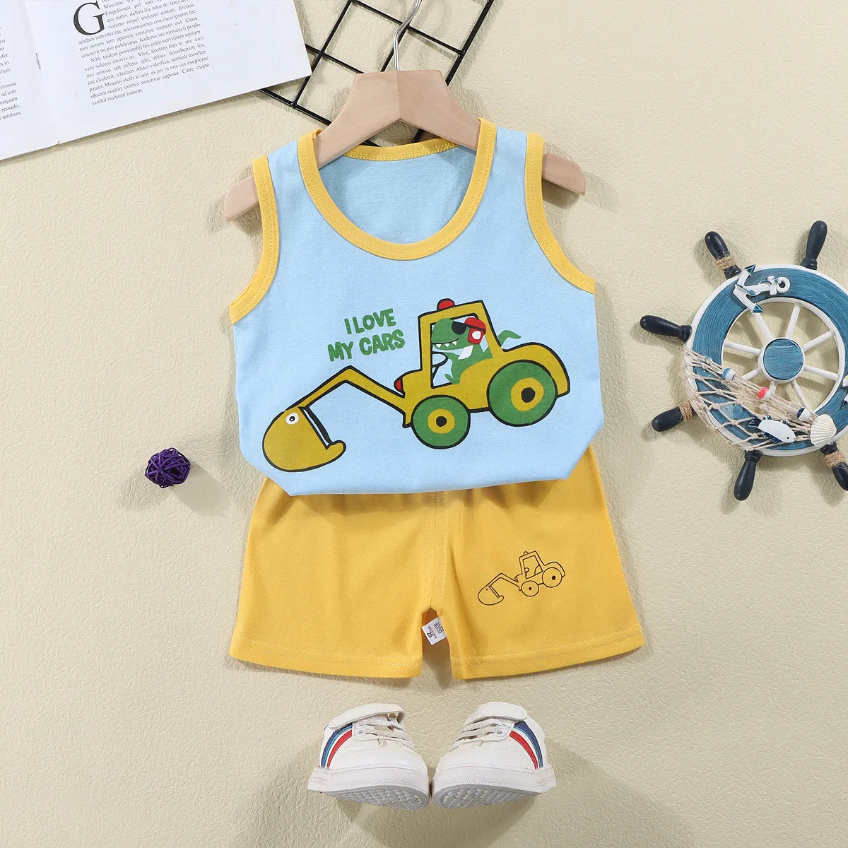 Children Sets Kids Vest Suit 2PCS Set Summer