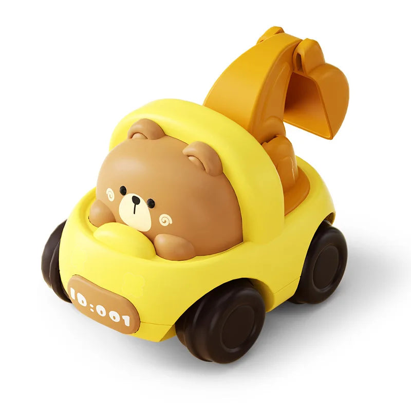 Baby Animal Car Toys Toddler Press and Go