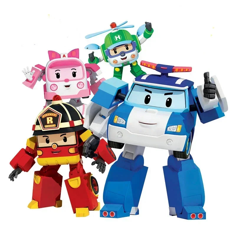 Silverlit Robocar Korea Robot Kids Toys Plastics Transformed