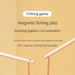 Montessori Wooden Fishing Toys For Children Cartoon Marine