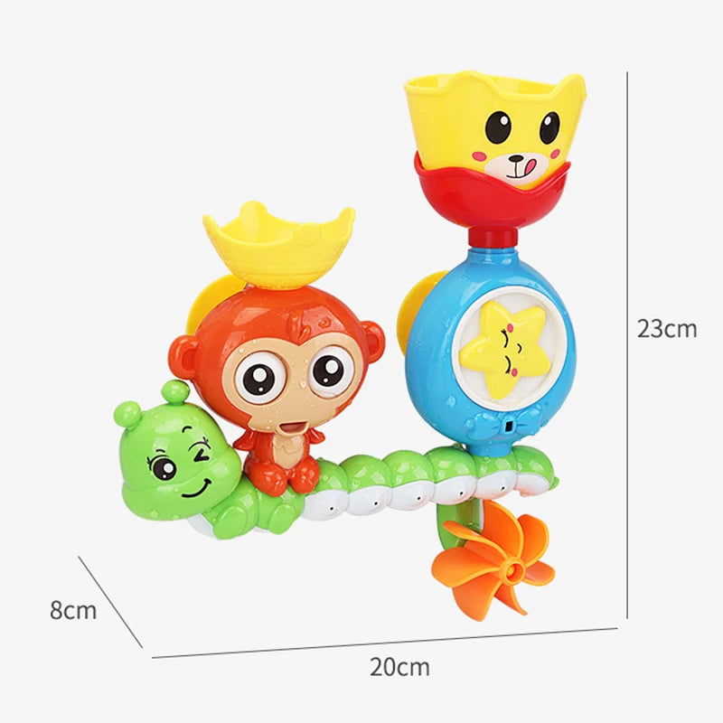 Baby Bath Toy Wall Sunction Cup Track Water