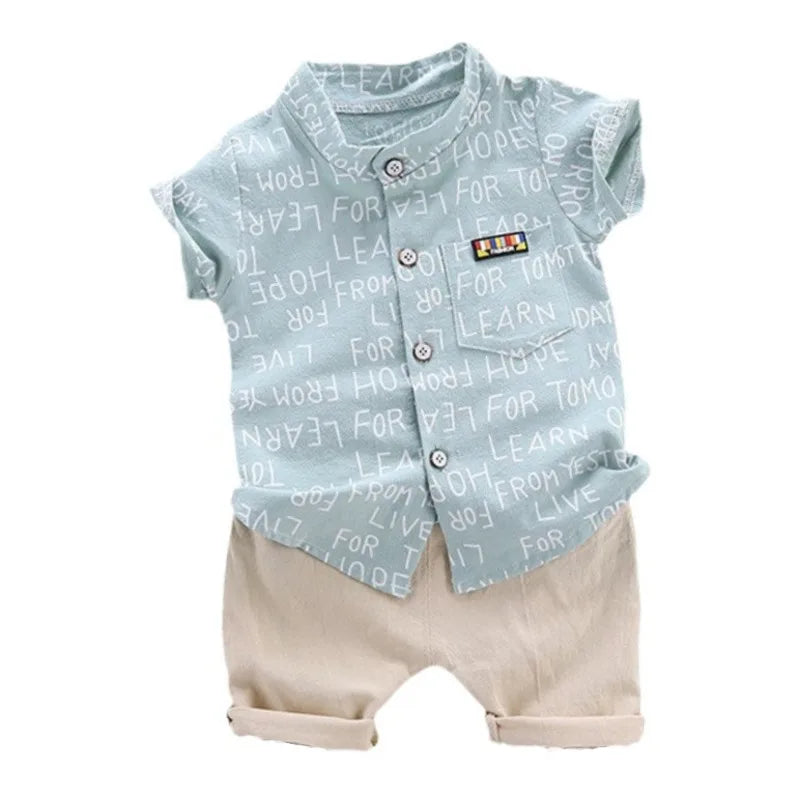 New Summer Baby Boys Clothes Suit Children Fashion