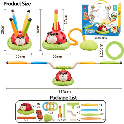 3 in 1 Musical Jump Sports Toys Toss