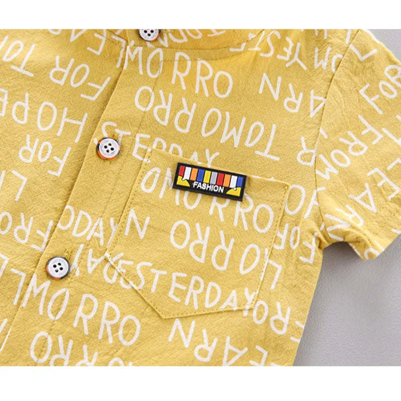 New Summer Baby Boys Clothes Suit Children Fashion
