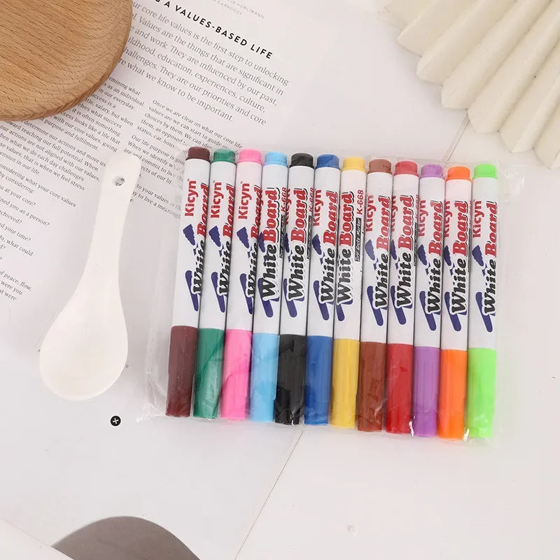 Montessori Magical Water Floating Student Painting Brush Whiteboard