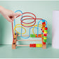 Montessori Baby Toys Wooden Roller Coaster Bead Maze