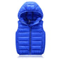 Fall Solid Waistcoat Children Outerwear Winter Coats Kids