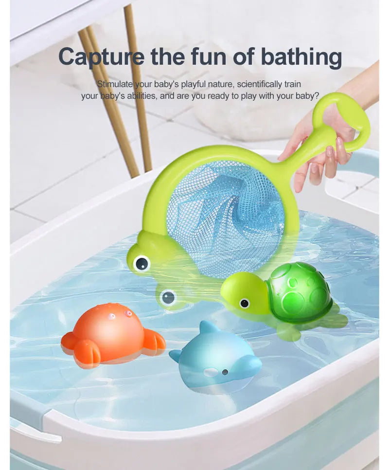 Baby Cute Animals Bath Toy LED Light Up
