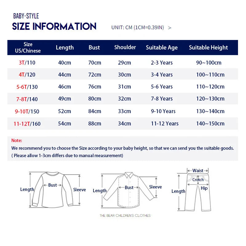 Fall Solid Waistcoat Children Outerwear Winter Coats Kids