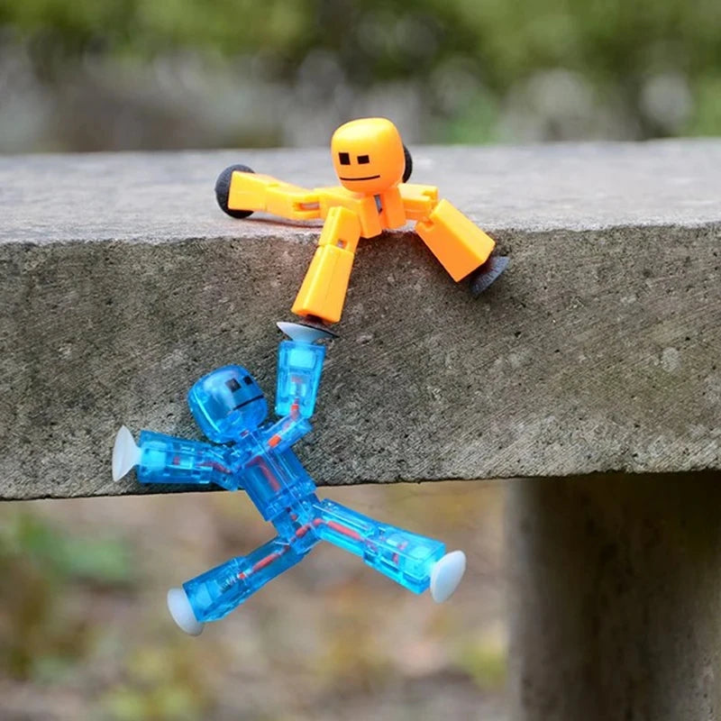 Suction Cup Stickbot Toys Sticky Robbot Toys for