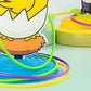 1 Set Kid Animals Ring Toss Game Toy